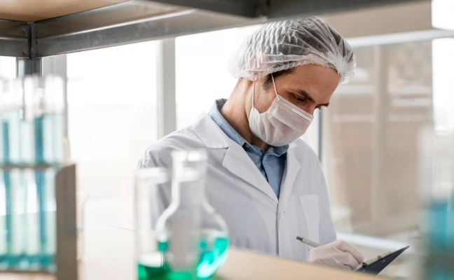 Schéma de la chaîne de production connectée par Emperia Suite intégrant R&D, Achats, Planification, Production, Maintenance, Qualité, Logistique et Ventes/CRM.