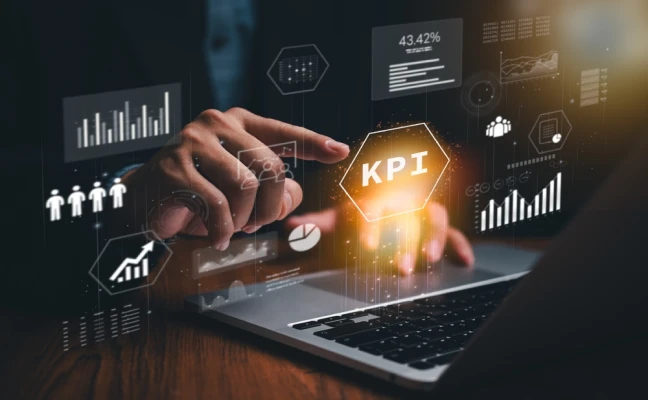 Tableau de bord montrant les KPI et les signes d'un besoin de maintenance